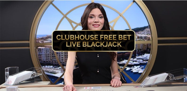 Clubhouse Free Bet Blackjack in fb_21