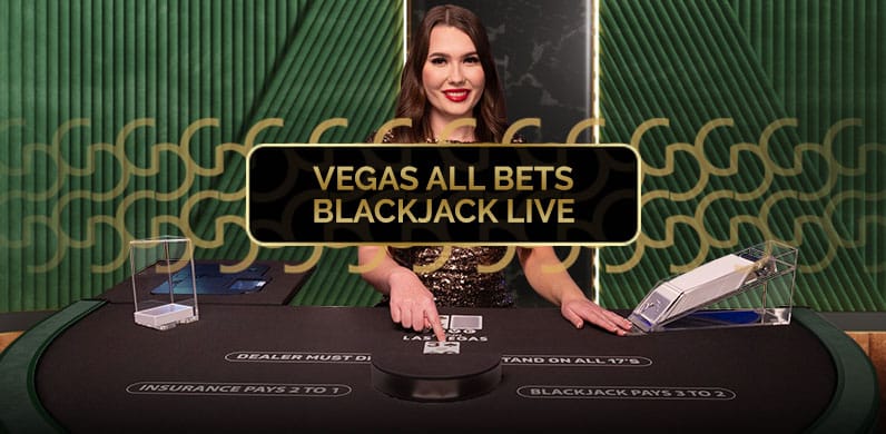 Vegas All Bets Blackjack Live in PremiumBlackjackForLess