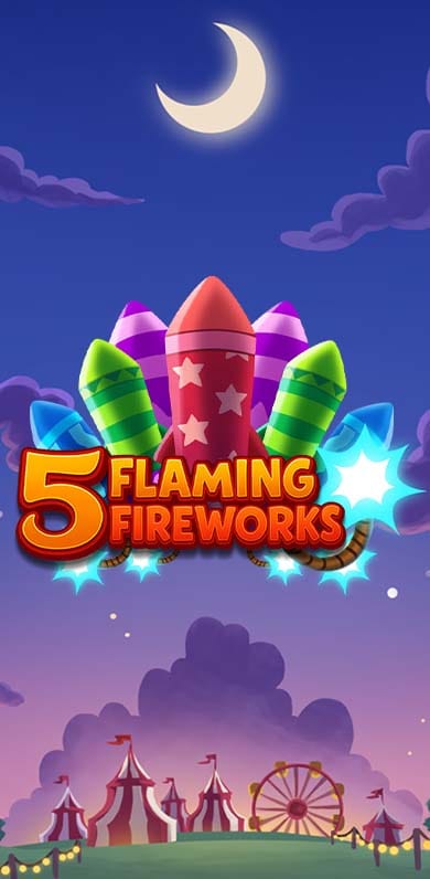 5 Flaming Fireworks in fb_top