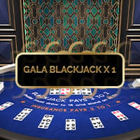 Gala BlackjackX 1 in Live Blackjack