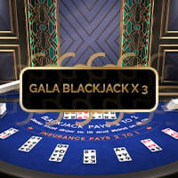 Gala BlackjackX 3 in Live Blackjack