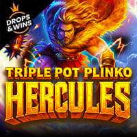 Triple Pot Plinko - Hercules in DropsandWins