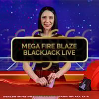 Mega Fire Blaze Blackjack Live in MoreLiveTables