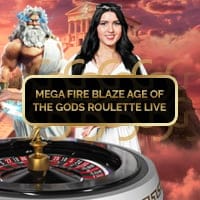 Mega Fire Blaze Age of the Gods Roulette Live in TopLiveGames