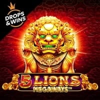 5 Lions Megaways in DropsandWins